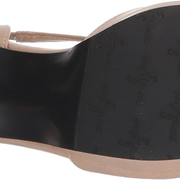 Women's Faux Leather Heeled Sandals 2.25 Inch T-Strap Dress Heel for Special Occ - Picture 4 of 8